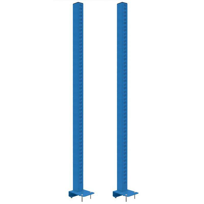 Single Sided Slots Uprights for 1.25" Thick Tops, Set of Two, 48"